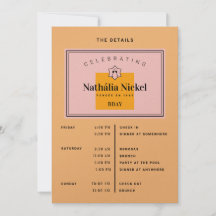 シャンパントーストの日程