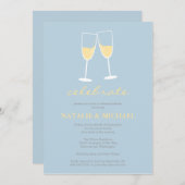 シャンパントーストへのご招待 招待状 (正面/裏面)