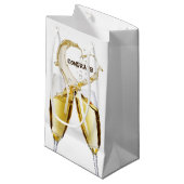 シャンパントーストバブリーハート スモールペーパーバッグ (正面アングル)