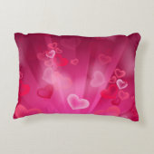 シャンパントーストピンクハート アクセントクッション (裏面)