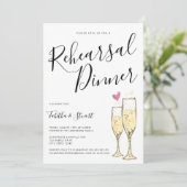 シャンパントーストリハーサルディナー 招待状 (スタンド正面)