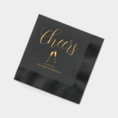 シャンパントースト応援フォイルナプキンス 箔ナプキン (左)