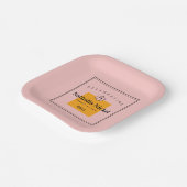 シャンパントースト ペーパープレート (傾斜あり)