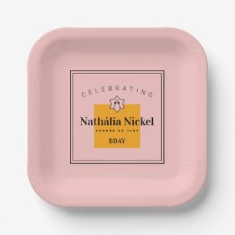 シャンパントースト ペーパープレート