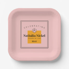 シャンパントースト ペーパープレート