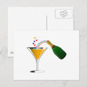 シャンパントースト ポストカード (正面/裏面)