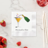 シャンパントースト 縁ありカクテルナプキン (インサイチュ)