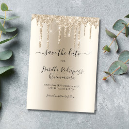 シャンパンドリッピンググリッタークインセアニラ セーブザデート