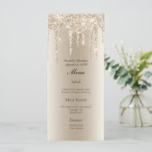 シャンパンドリッピンググリッターグラムきらきら光るズ結婚メニュー (スタンド正面)