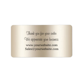 シャンパンドリッピンググリッターサンキュービジネス ラベル