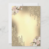 シャンパンドリップスブランチ&バブリーブライダルシャワー 招待状 (裏面)