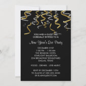 シャンパンニューイヤーイブパーティの招待状 招待状 (裏面)