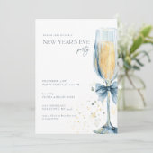 シャンパンニューイヤーズイブパーティの招待状 招待状 (スタンド正面)