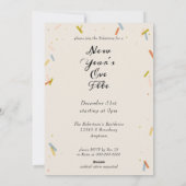 シャンパンニューイヤーズイブフェテ招待状 シーズンカード (裏面)