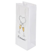シャンパンハートトースト ワインギフトバッグ