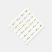 シャンパンハートナプキンス スタンダードカクテルナプキン (角)