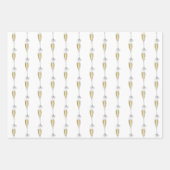 シャンパンハート ラッピングペーパーシート (正面2)