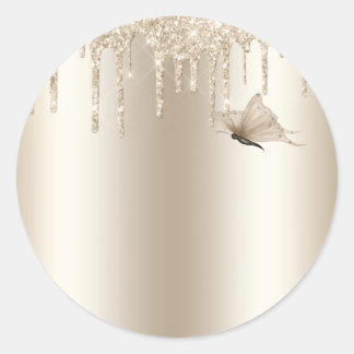 シャンパンバタフライ ラウンドシール