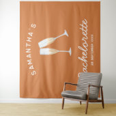 シャンパンバチェロレッテバックドランドボホおもしろい タペストリー (インサイチュ)