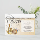 シャンパンバブリーニューイブパーティー 招待状 (スタンド正面)