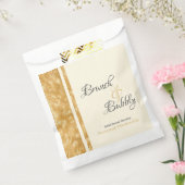 シャンパンバブルックスブランチバブリーブライダルシャワー フェイバーバッグ (封をした状態)