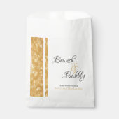 シャンパンバブルックスブランチバブリーブライダルシャワー フェイバーバッグ (正面)