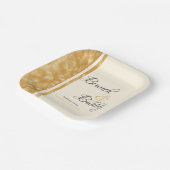 シャンパンバブルックスブランチバブリーブライダルシャワー ペーパープレート (傾斜あり)