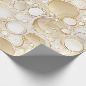 シャンパンバブルブライダルシャワーラッピング紙 ラッピングペーパー (角)