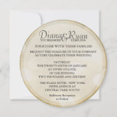 シャンパンバブル招待状 招待状 (裏面)