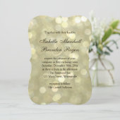 シャンパンバブル結婚式招待状 招待状 (スタンド正面)