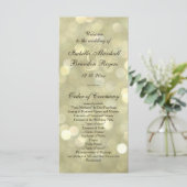 シャンパンバブル結婚式 プログラム (スタンド正面)