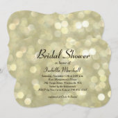 シャンパンバブル ブライダルシャワーの招待状 招待状 (正面/裏面)