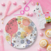 シャンパンバブル ペーパープレート (パーティー)