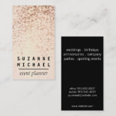 シャンパンバブル 名刺 (正面/裏面)