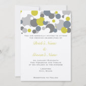 シャンパンバブル 招待状 (正面)