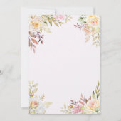 シャンパンバラシック結婚式招待状 招待状 (裏面)