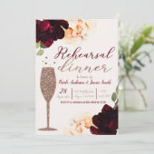 シャンパンバラ金ゴールドフローラリハーサルディナー 招待状 (スタンド正面)