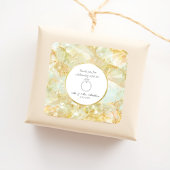 シャンパンバーストクリスタルウェディング スクエアシール