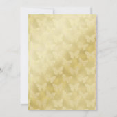 シャンパンバーストクリスタルブライダルシャワー 招待状 (裏面)