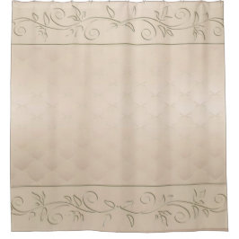 シャンパンパターン（の模様が）あるデザイン シャワーカーテン