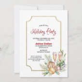 シャンパンパーティーの招待状 招待状 (正面)