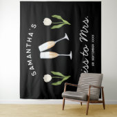 シャンパンパーティーの花嫁お姫様パーティー ミス・トゥ・ミセス チューリップ タペストリー (インサイチュ)