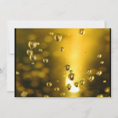 シャンパンパーティー誕生日の招待 招待状 (裏面)