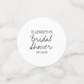 シャンパンピオニーと香水 フラワーブライダルシャワー コンフェッティ (スモール正面)