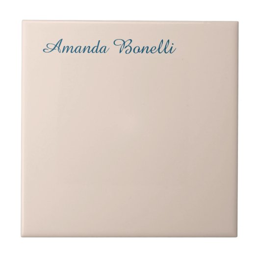 シャンパンピンクプレーンシンプルミニマルモダンリスト タイル (正面)