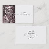 シャンパンピンクヘアドレのジプシー 名刺 (正面/裏面)