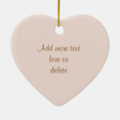 シャンパンピンクローズエレガンス2サイド セラミックオーナメント (裏面)