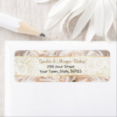 シャンパンピンクローズエレガンス – 住所 シールスリム ラベル (インサイチュ)