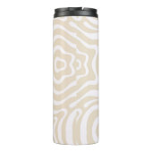 シャンパンピンク抽象芸術波パターン タンブラー (裏面)