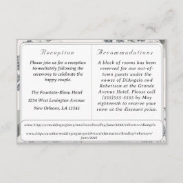 シャンパンピンク結婚レースのエンクロージャカード エンクロージャーカード